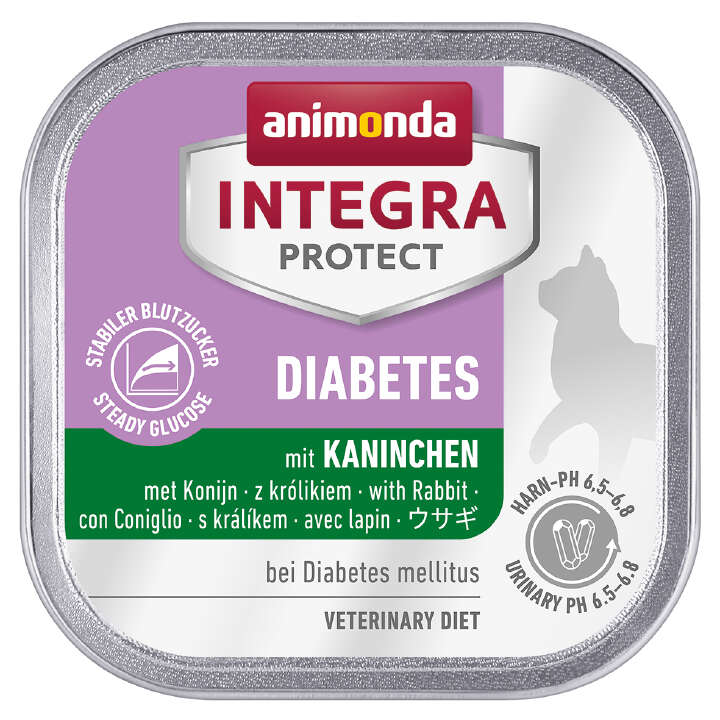 animonda Katzen-Nassfutter INTEGRA PROTECT Adult Diabetes Kaninchen